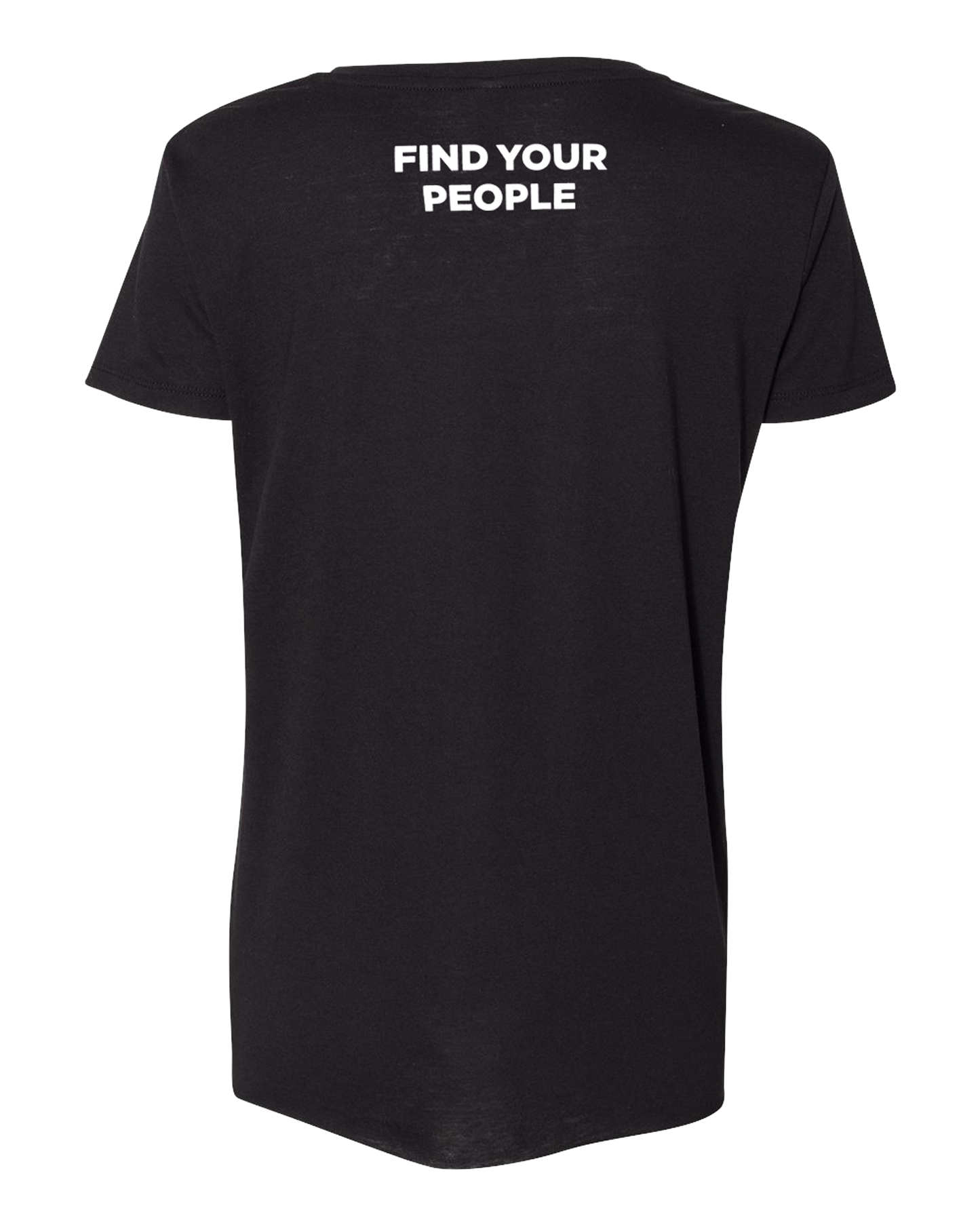 Subourbon Life - Black Sleeve Ladies Festival Scoop Neck Tee Shirt