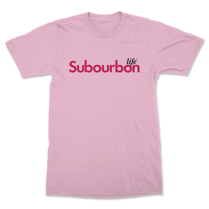 Subourbon Life - Pink Short Sleeve Tee Shirt