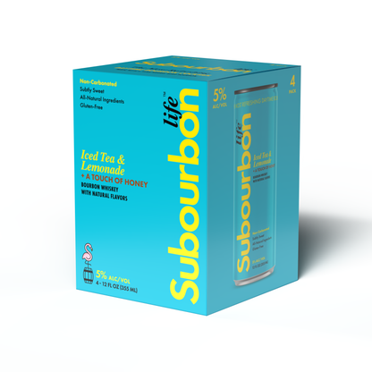 Subourbon Life - Iced Tea & Lemonade Bourbon Whiskey (4 Pack)