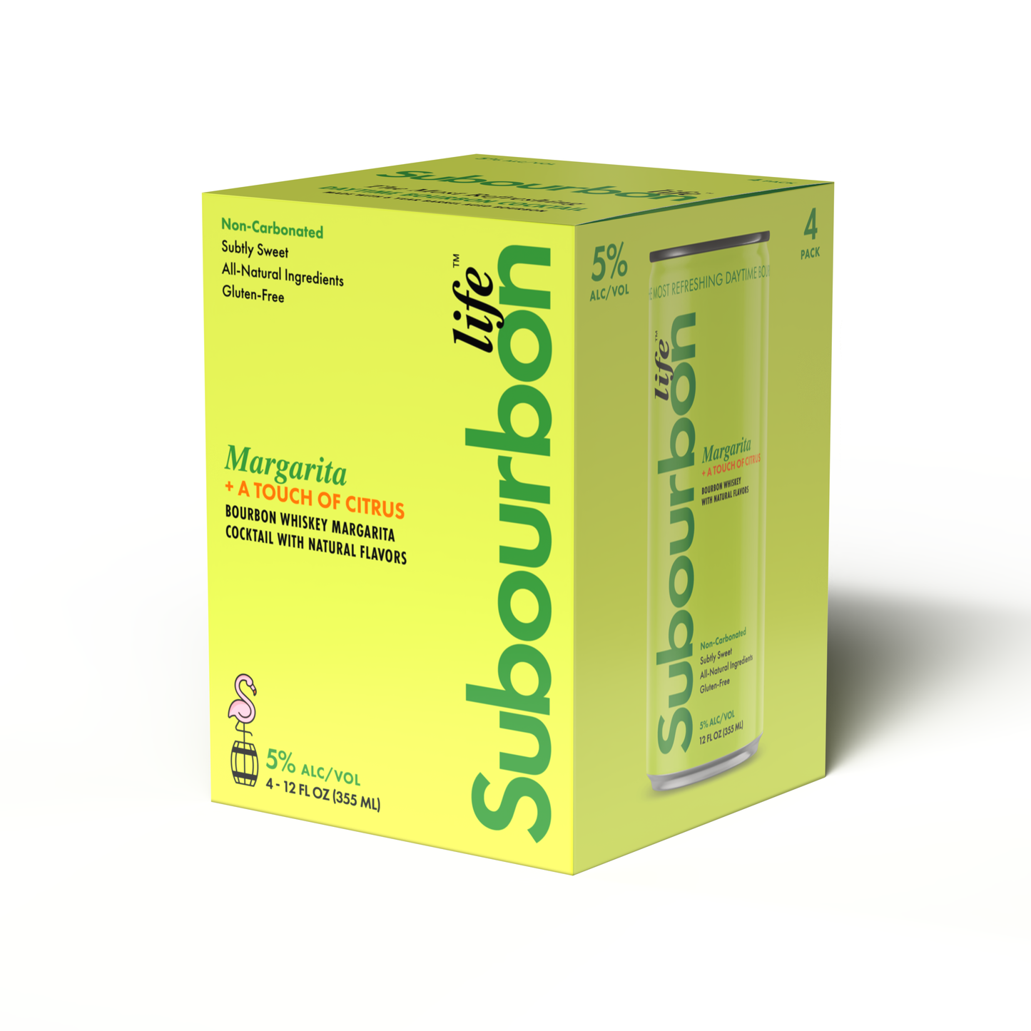 Subourbon Life - Margarita Ready to Drink Cocktail (4 Pack)