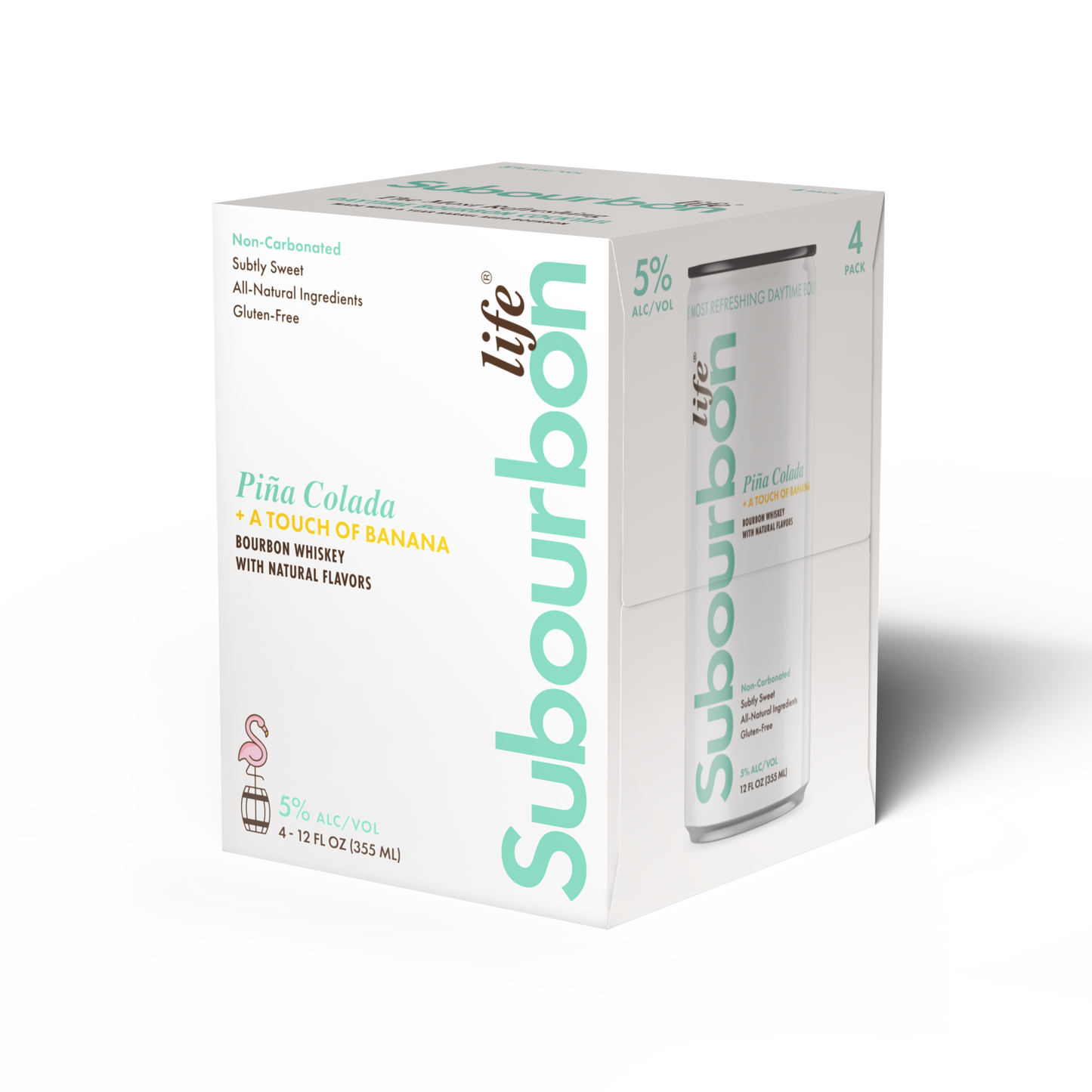 Subourbon Life - Pina Colada Bourbon Whiskey (4 Pack)