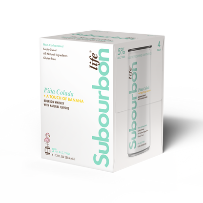 Subourbon Life - Pina Colada Bourbon Whiskey (4 Pack)