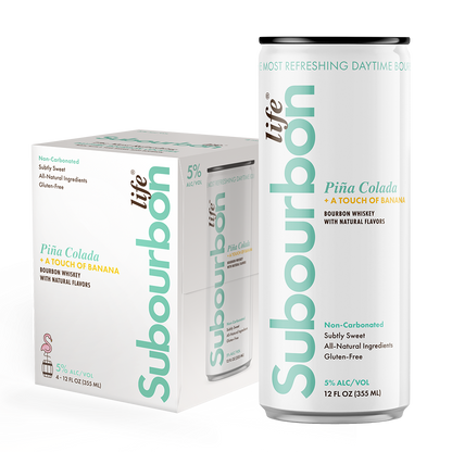 Subourbon Life - Pina Colada Bourbon Whiskey (4 Pack)